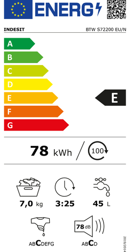Indesit mašina za veš BTW S72200 EU/N
