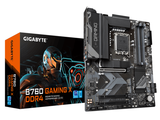 Gigabyte matična ploča B760 GAMING X DDR4, LGA1700, 4xDDR4, 3xM.2, 4xSATA8xUSB, HDMI, DP, ATX,