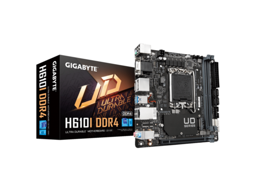 Gigabyte matična ploča H610I DDR4, LGA 1700, PCIe 4.0, Intel H610, 4xDDR4, VGA, HDMI, 2xDP, mini ITX