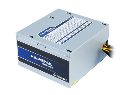 Chieftec napajanje PSU 500W bulk, iArena seria, 12cm fanActive PFC, 85+% Efficiency, 1xPCIe, 5xSATA