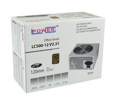 LC-Power napajanje PSU 500W 12cm V2.31Office Series LC500-12 V2.314xSATA, 1x PCIe, Active PFC, 80+ Bronze