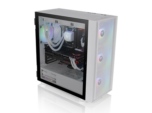 Thermaltake kućište H570 TG ARGB Snow Mid tower, tempered glass, 3x 120mm ARGB Lite fan