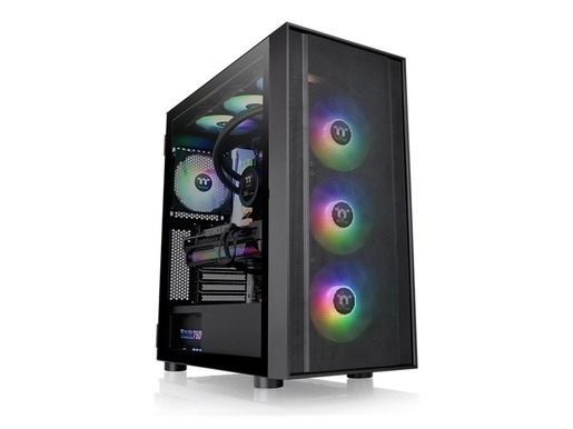Thermaltake kućište H570 TG ARGB Mid tower, tempered glass, 3x 120mm ARGB Lite fan