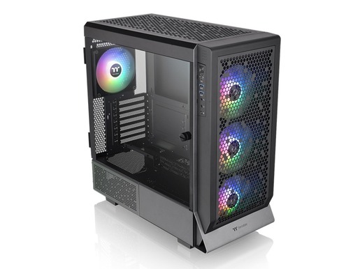 Thermaltake kućište Ceres 500 TG ARGB Mid tower, SPCC, 3x CT140 ARGB fan, 1x CT140 ARGB fan