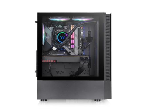 Thermaltake kućište View 200 TG ARGB Mid tower, Tempered glass, 3x 120mm ARGB Lite fan