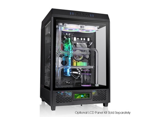 Thermaltake kućište The Tower 500 Mid tower case, TG, 2x Standard 120mm fan