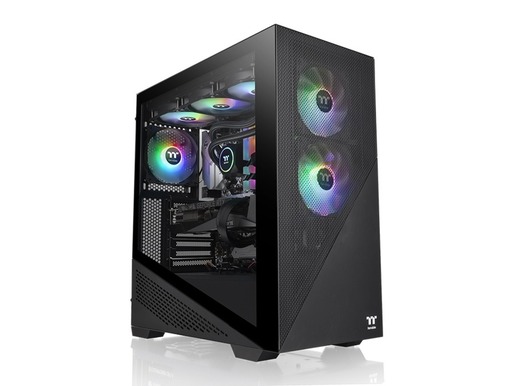 Thermaltake kućište Divider 370 ARGB Mid tower, tempered glass, 3x 120mm ARGB PWM fan