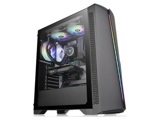 Thermaltake kućište H350 TG RGB Mid tower, tempered glass, 1x 120mm Standard fan