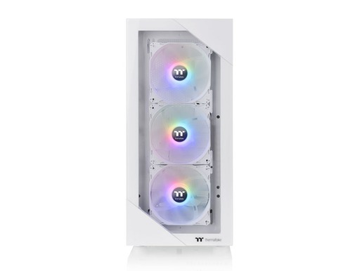 Thermaltake kućište View 200 ARGB Snow Mid tower, tempered glass, 3x 120mm ARGB Lite fan