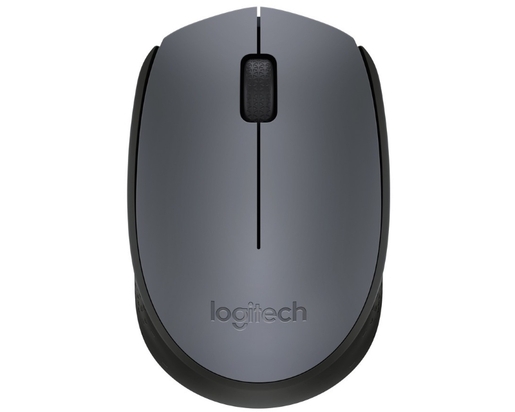 Logitech miš M170, bežični, sivi
