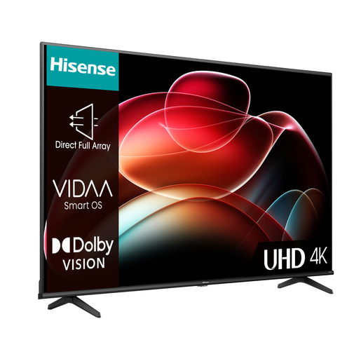 Hisense LED televizor 58A6K, 4K Ultra HD, Smart TV, VIDAA U6.0, Dolby Vision HDR, Crni   