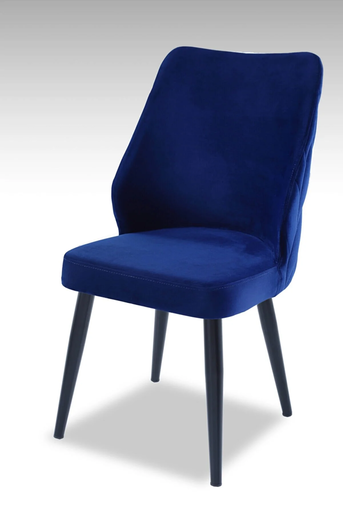 Mymassa stolica Puffy / plava / 4 komada