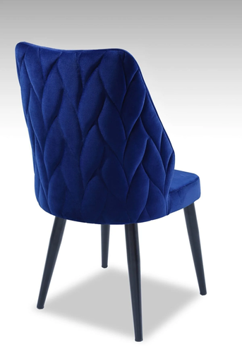 Mymassa stolica Puffy / plava / 4 komada