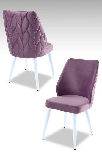 Mymassa stolica Puffy / lila / 4 komada