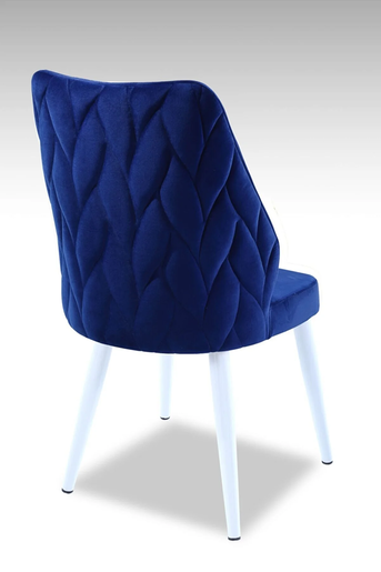 Mymassa stolica Puffy / plava / 4 komada