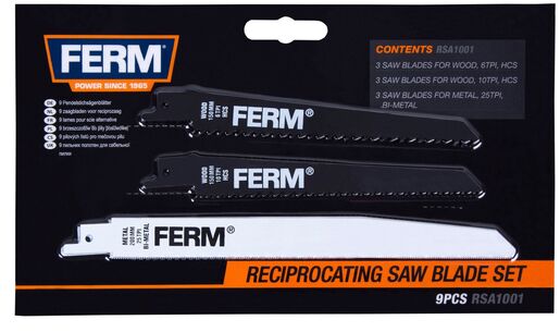 Ferm listovi za sabljastu pilu RSA1001, 9/1