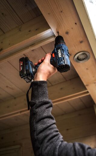 Ferm akumulatorska bušilica odvijač CDM1143 / 20V / SOLO