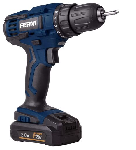 Ferm akumulatorska bušilica odvijač CDM1143 / 20V / SOLO