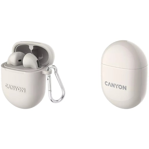 CANYON Bluetooth slušalice, CNS-TWS6BE, Bež