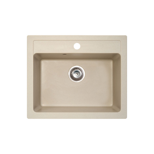 Metalac sudoper xQuadro 60 / šampanjac