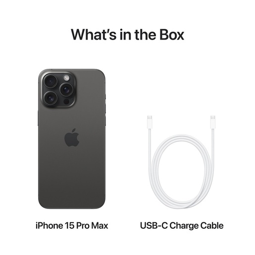 Apple iPhone 15 Pro Max 256GB Black Titanium, mobitel