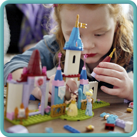 LEGO 43219 LEGO Disney Princess Kreativni dvorci Disneyjevih princeza