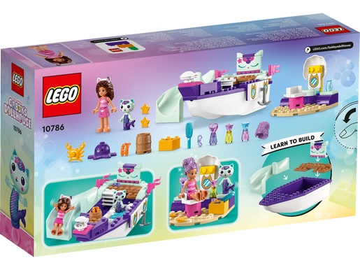 LEGO Gabby's Dollhouse 10786 Brod i spa Gabi i MerCat's