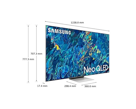 SAMSUNG Neo QLED televizor QE65QN95BATXXH, 4K Ultra HD, Smart TV, Neural Quantum 4K procesor, Quantum Matrix tehnologija, Infinity One dizajn, Srebreni