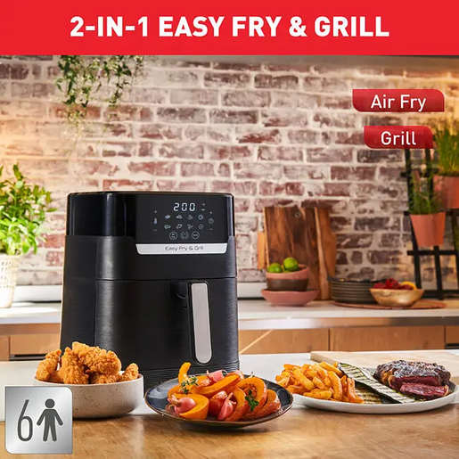 TEFAL friteza EY505815 vrući zrak; Air Fry & Grill; 1550 W, 4,2 lit.