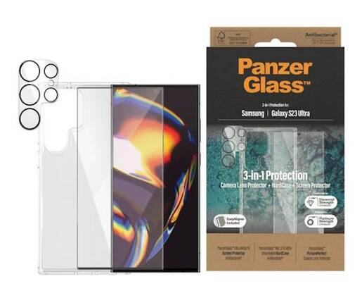 PanzerGlass 3u1 set SAMSUNG GALAXY S23 Ultra mobitel