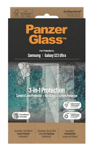 PanzerGlass 3u1 set SAMSUNG GALAXY S23 Ultra mobitel