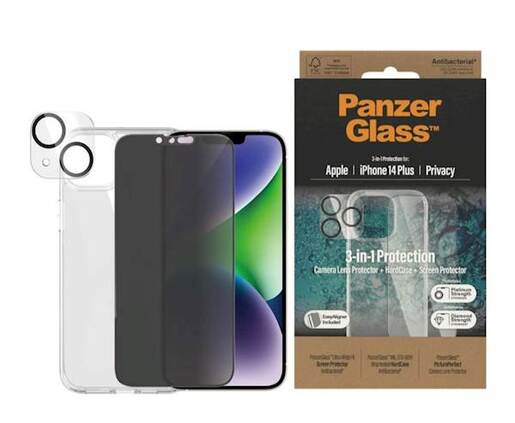 PanzerGlass 3u1 set Privacy Apple iPhone 14+ mobitel