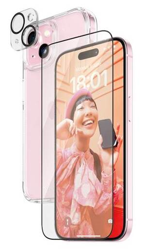 PanzerGlass 3u1 set Apple iPhone 15 mobitel