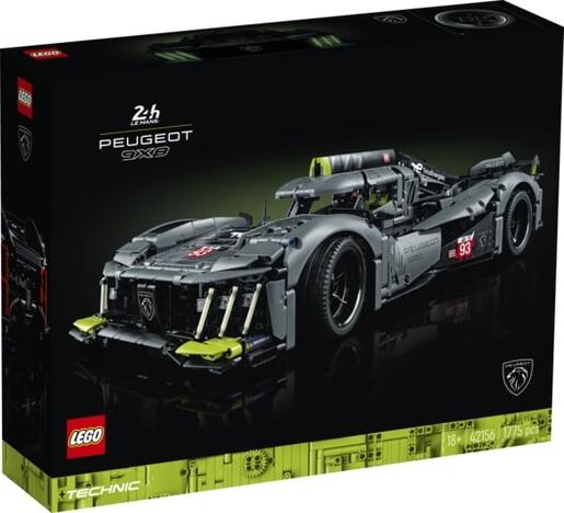 LEGO 42156 LEGO Technic Peugeot 9X8 24H Le Mans Hybrid Hypercar