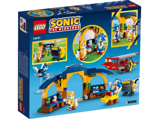 LEGO 76991 LEGO Sonic the Hedgehog Tailova radionica i Tornado avion