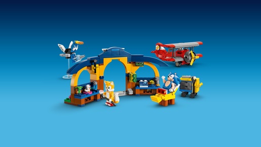 LEGO 76991 LEGO Sonic the Hedgehog Tailova radionica i Tornado avion
