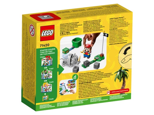LEGO 71420 LEGO Super Mario Nosorog Rambi – proširena staza