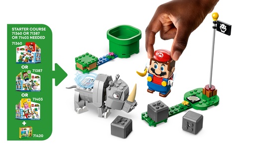 LEGO 71420 LEGO Super Mario Nosorog Rambi – proširena staza