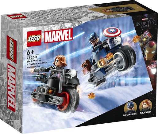 LEGO 76260 LEGO Super Heroes Marvel Motocikli Black Widow i Captaina Americe