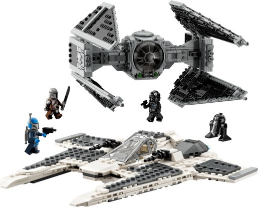 LEGO 75348 LEGO Star Wars Mandalorian Fang Fighter vs TIE Interceptor™