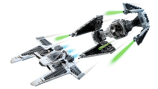 LEGO 75348 LEGO Star Wars Mandalorian Fang Fighter vs TIE Interceptor™
