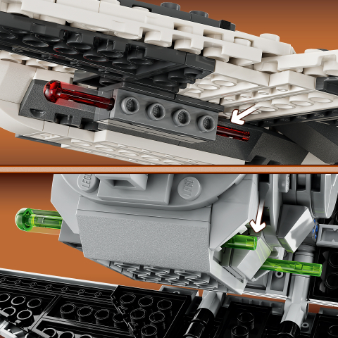 LEGO 75348 LEGO Star Wars Mandalorian Fang Fighter vs TIE Interceptor™