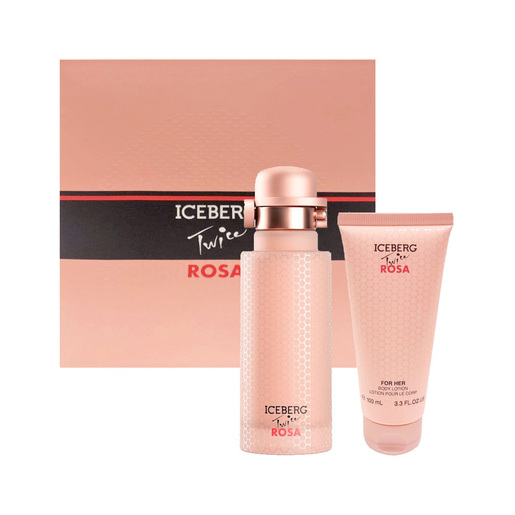 Iceberg, Twice Rosa, 2 Piece Gift Set: EDT 125ml - Body Lotion 100ml