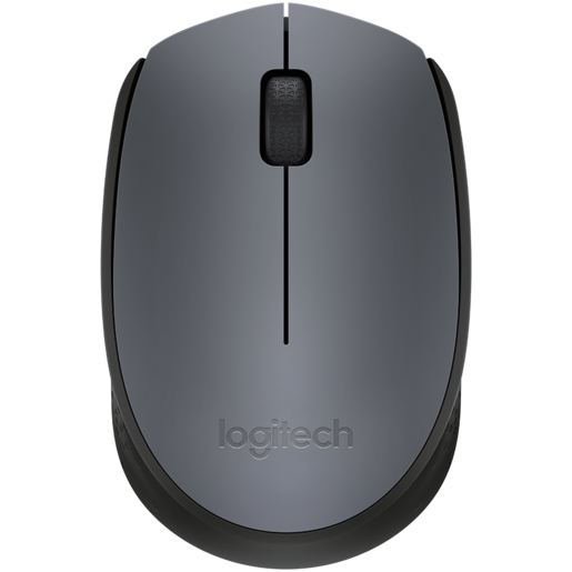 Logitech miš M170 Wireless, bežični, sivi