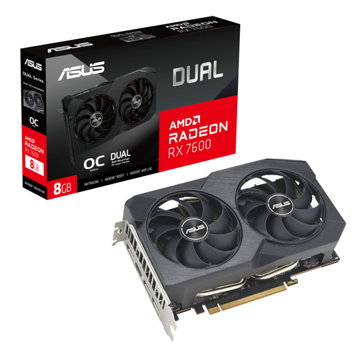 ASUS grafička kartica DUAL RX7600 8GB