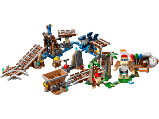 LEGO Super Mario™ Vožnja rudarskim kolicima Diddyja Konga – proširena staza 71425