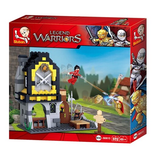 Sluban kocke ratnici s dvorcem M38-B0615
