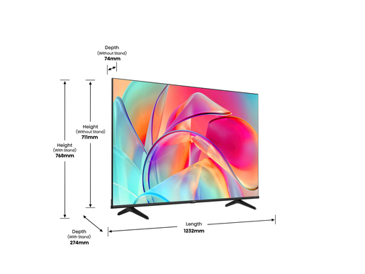 Hisense QLED televizor 55E7KQ, 4K Ultra HD, Smart TV, Dolby Vision, HDR, Crni  **MODEL 2023**