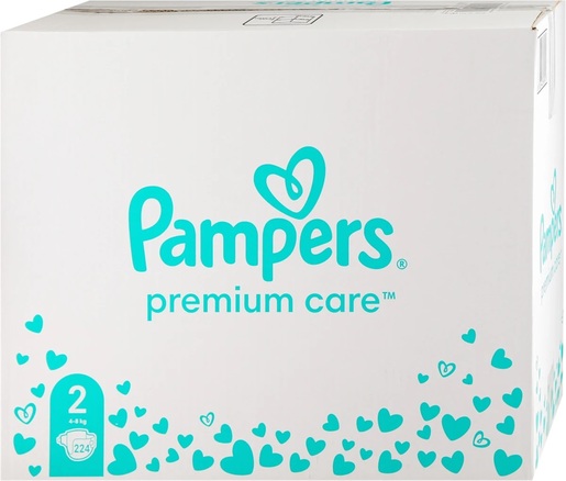 Pampers pelene Premium Care Mini S2 4-8kg MSB 224kom