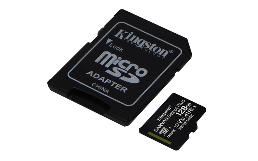 Kingston microSD 128GB Class10Canvas Select Plus100MBs Read,Class 10 UHS-I
